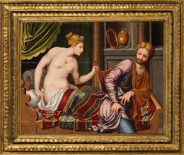 Joseph and Potiphar's Wife. Creator: Penni, Luca (1500/4-1577).