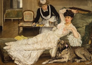 La belle fille, 1902. Creator: Caro-Delvaille, Henry (1876-1928).