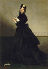 La Dame aux gants (The Lady with the Glove), 1869. Creator: Carolus-Duran, Charles Émile Auguste (1837-1917).