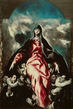 La Virgen de la Caridad (The Madonna of Mercy), ca 1600-1603. Creator: El Greco, Dominico (1541-1614).