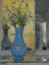 Le Vase bleu, ca 1932. Creator: Vuillard, Édouard (1868-1940).