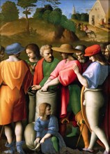 Legend of Joseph: The Search for the Silver Cap, 1515-1516. Creator: Bacchiacca, Francesco (1494-1557).