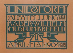 Linie & Form exhibition, 1904. Creator: Praetere, Jules de (1879-1947).