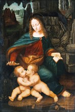 Madonna and Child with the Infant Saint John, c. 1496. Creator: Bernardino de Conti (1450-1525).