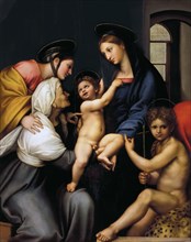 Madonna dell'Impannata, 1513-1514. Creator: Raphael (Raffaello Sanzio da Urbino) (1483-1520).