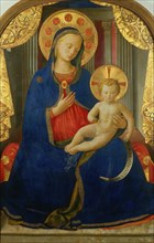 Madonna of Humility (Madonna dell' Umilitá), ca 1435-1440. Creator: Angelico, Fra Giovanni, da Fiesole (ca. 1400-1455).