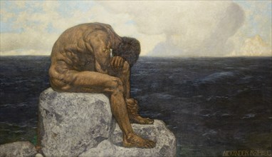 Odysseus (Longing for home), before 1924. Creator: Rothaug, Alexander (1870-1946).
