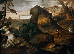 Orpheus and Eurydice, ca. 1505-1510. Creator: Titian (1488-1576).
