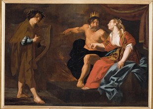 Orpheus, Pluto and Proserpina. Creator: Moeyaert, Claes Cornelisz. (1592-1655).
