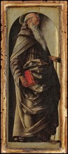 Polittico Griffoni: Saint Anthony the Great, ca 1472-1473. Creator: Ercole de' Roberti, (Ercole Ferrarese) (c. 1450-1496).