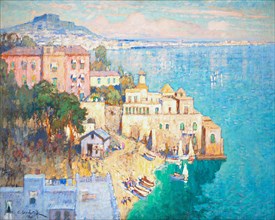 Portofino, 1926. Creator: Gorbatov, Konstantin Ivanovich (1876-1945).