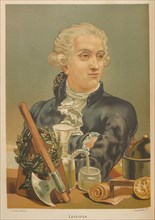 Portrait of Antoine-Laurent Lavoisier (1743-1794), 1879. Creator: Planella y Rodríguez, Juan (1849-1910).