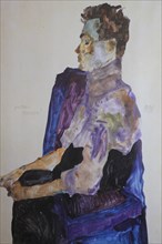 Portrait of Anton Peschka, 1911. Creator: Schiele, Egon (1890-1918).