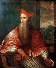 Portrait of Cardinal Pietro Bembo (1470-1547) , 1545-1546. Creator: Titian (1488-1576).
