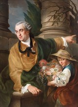 Portrait of Charles Claude Flahaut de La Billarderie, comte d'Angiviller (1730-1809), 1760. Creator: Blanchet, Louis-Gabriel (1705-1772).