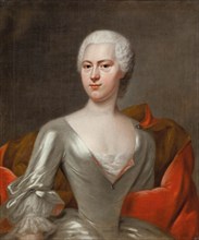 Portrait of Countess Margaretha Sophia von Hennicke, née von Schönberg, ca 1731. Creator: Denner, Balthasar (1685-1749).