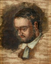 Portrait of Émile Zola (1840-1902), ca 1862-1864. Creator: Cézanne, Paul (1839-1906).