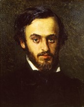 Portrait of Emilio Villari (1836-1904), 1855-1858. Creator: Morelli, Domenico (1826-1901).