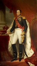 Portrait of Leopold I (1790-1865), King of the Belgians, 1856. Creator: Keyser, Nicaise de (1813-1887).