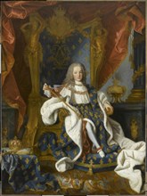 Portrait of Louis XV (1710-1774) king of France, at the age of 9, 1719. Creator: Ranc, Jean (1674-1735).