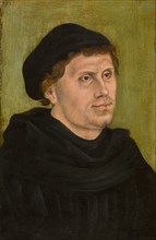 Portrait of Martin Luther (1483-1546), 1517. Creator: Cranach, Lucas, the Elder (1472-1553).