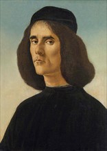 Portrait of Michael Tarchaniota Marullus, c. 1500. Creator: Botticelli, Sandro (1445-1510).