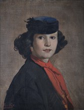 Portrait of Nerina Badioli, ca 1866. Creator: Puccinelli, Antonio (1822-1897).