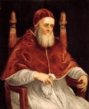Portrait of Pope Julius II, 1545-1546. Creator: Titian (1488-1576).