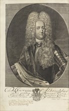 Portrait of Prince George Albert of East Frisia (1690-1734) , 1720. Creator: Fritzsch, Christian (1695-1769).