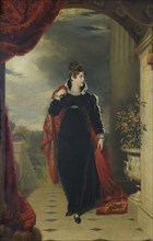 Portrait of Princess Charlotte of Wales (1796-1817), ca 1816. Creator: Dawe, George (1781-1829).