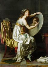 Portrait of Rose Adélaïde Ducreux, c. 1800. Creator: David, Jacques Louis (1748-1825).