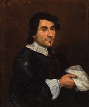 Portrait of the composer Girolamo Frescobaldi (1583-1643), First third of 17th cen.. Creator: Anonymous.