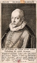 Portrait of the Composer Orlando di Lasso (1532-1594), 1593. Creator: Sadeler, Jan (Johannes), the Elder (1550-1600).