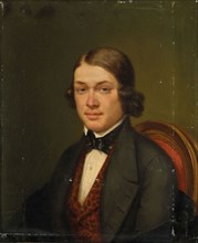 Portrait of the Composer Robert Schumann (1810-1856), 1842. Creator: Collière, Lucienne (1785-1847).
