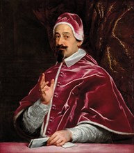 Portrait of the Pope Alexander VII (1599-1667), 1667. Creator: Gaulli (Il Baciccio), Giovanni Battista (1639-1709).