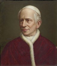 Portrait of the Pope Leo XIII (1810-1903), 1892. Creator: Schäfer, Laurenz (1840-1904).