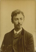 Portrait of Vilhelm Hammershøi (1864-1916), 1891. Creator: Photo studio Müller & Co..