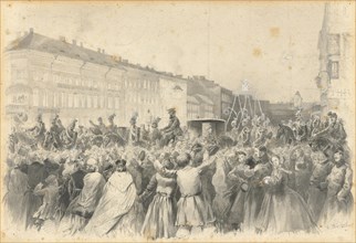 Procession of Alexander II, 1862. Creator: Teichel, Franz (1816-?).