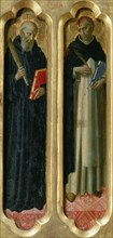 Saints Benedict and Peter the Martyr (From the Perugia Altarpiece), ca 1437. Creator: Angelico, Fra Giovanni, da Fiesole (ca. 1400-1455).