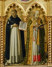 Saints Dominicus and Nicholas of Bari (From the Perugia Altarpiece), ca 1437. Creator: Angelico, Fra Giovanni, da Fiesole (ca. 1400-1455).