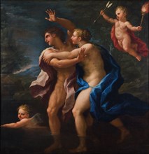Salmacis and Hermaphroditus. Creator: De Matteis, Paolo (1662-1728).