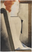 Seated Woman, 1929. Creator: Schlemmer, Oskar (1888-1943).