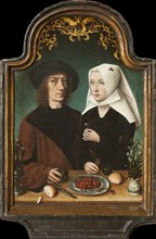 Self-Portrait of the artist with his wife, 1496. Creator: Master of Frankfurt (1460-ca. 1533).