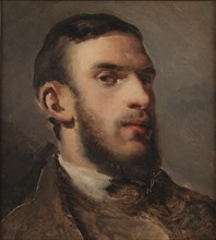 Self-Portrait, 1852-1854. Creator: Pissarro, Camille (1830-1903).