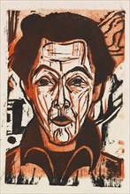 Self-Portrait, 1926. Creator: Kirchner, Ernst Ludwig (1880-1938).