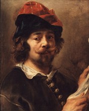 Self-Portrait, c. 1640. Creator: Jordaens, Jacob (1593-1678).