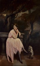 Signorina in rosa, 1923. Creator: Selvatico, Lino (1872-1924).