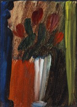 Still Life (Flowers In White Vase), 1936. Creator: Javlensky, Alexei, von (1864-1941).