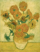 Sunflowers, 1889. Creator: Gogh, Vincent, van (1853-1890).