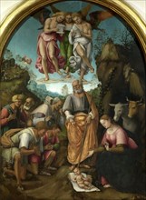 The Adoration of the Shepherds, 1521. Creator: Signorelli, Luca (ca 1441-1523).